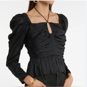 Ulla Johnson Mirelle Satin Top Size 2